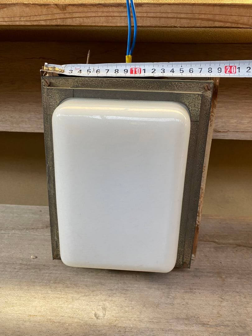 レトロ 照明 玄関灯　両面ガラス