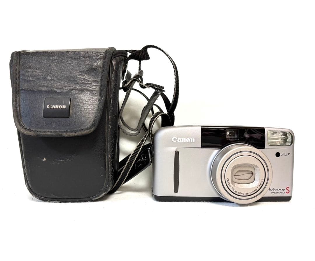 【完動品 美品】Canon Autoboy S PANORAMA 純正ケース付