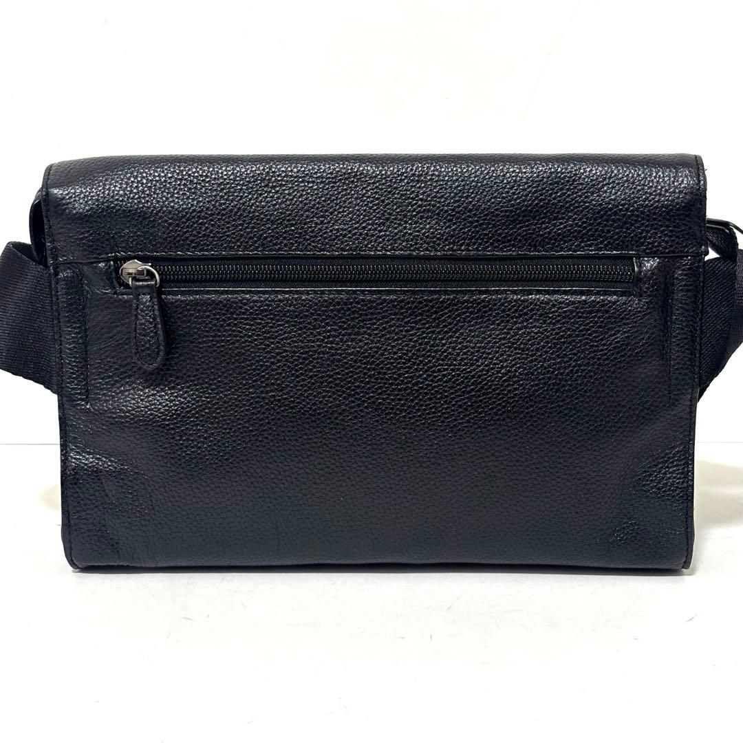 極美品 イアパピヨネ　ワイドテープショルダーバッグ　ボディバッグ　ダルメシアン柄