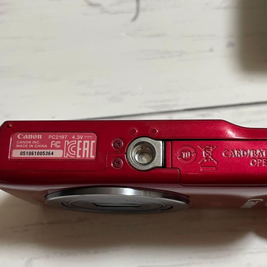 Canon IXY150 コンパクトデジタルカメラ レッド