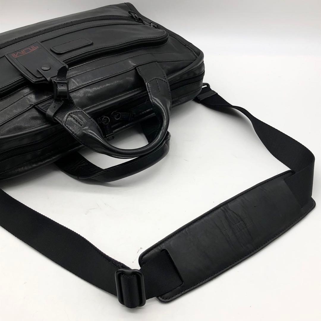 TUMI ビジネスバッグ 2way アルファ 96101 オールレザー ブラック