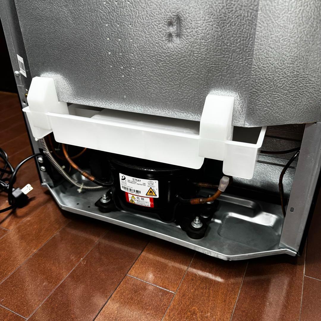 コンパクト2ドア冷蔵庫 黒