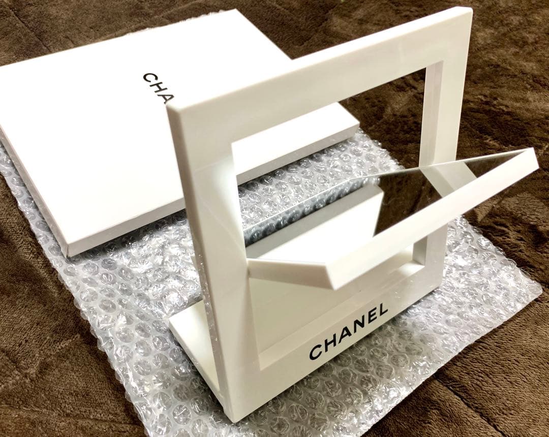 【未使用品】シャネル CHANEL ノベルティ 回転式スタンドミラー