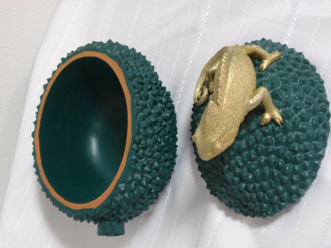 Colmore カメレオン デコボックス グリーン