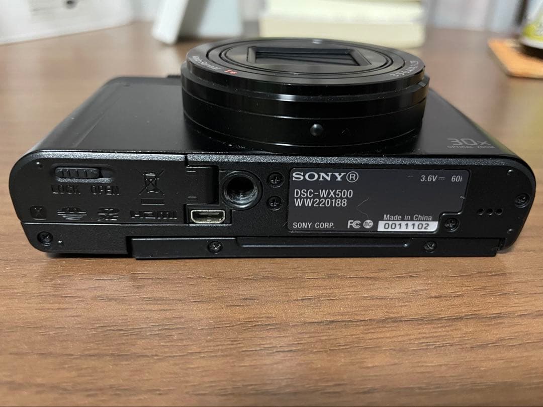 SONY DSC-WX500 純正カバー、充電器付き