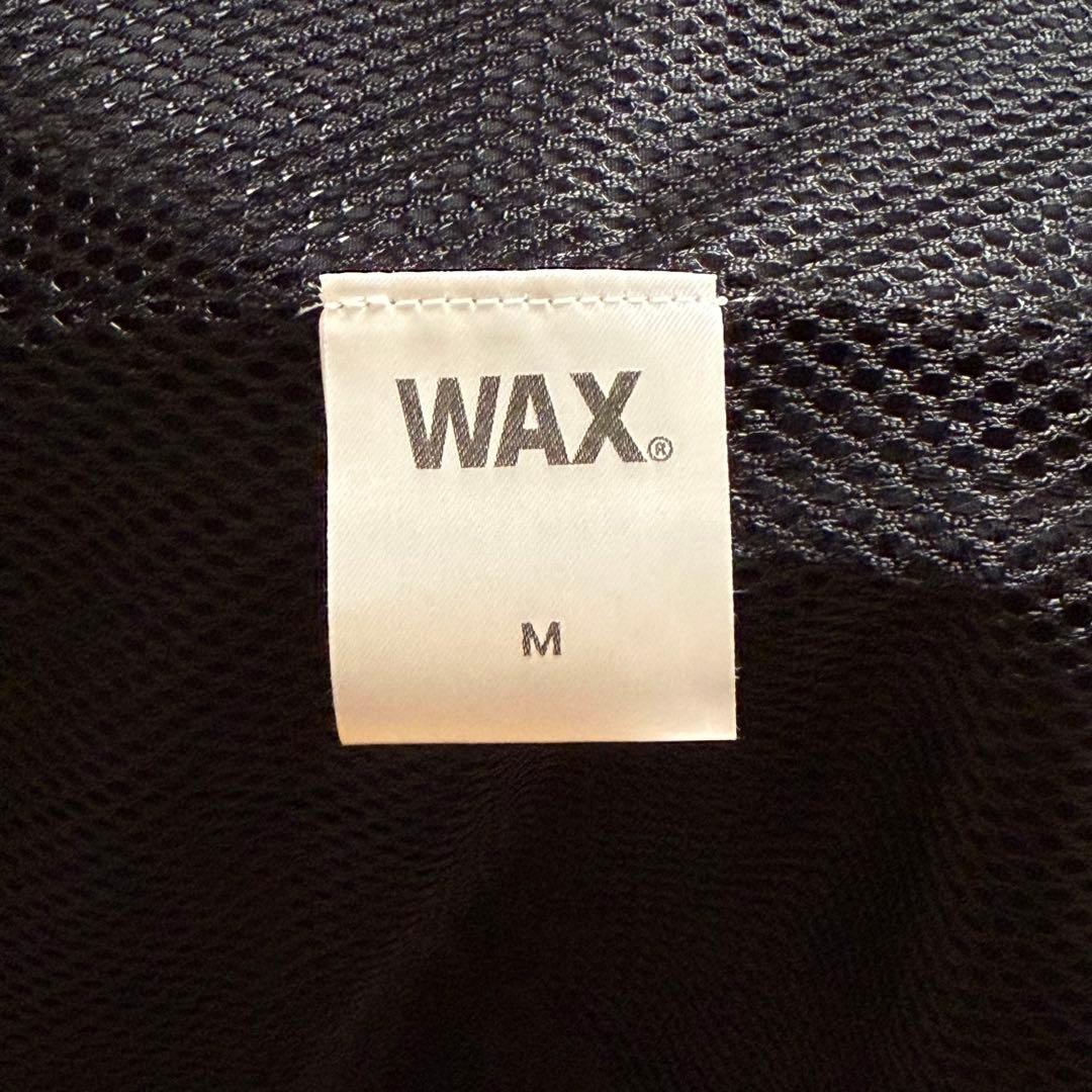 WAX THM ワックス 陰陽マーク ダブルジップナイロンジャケット 黒 新品