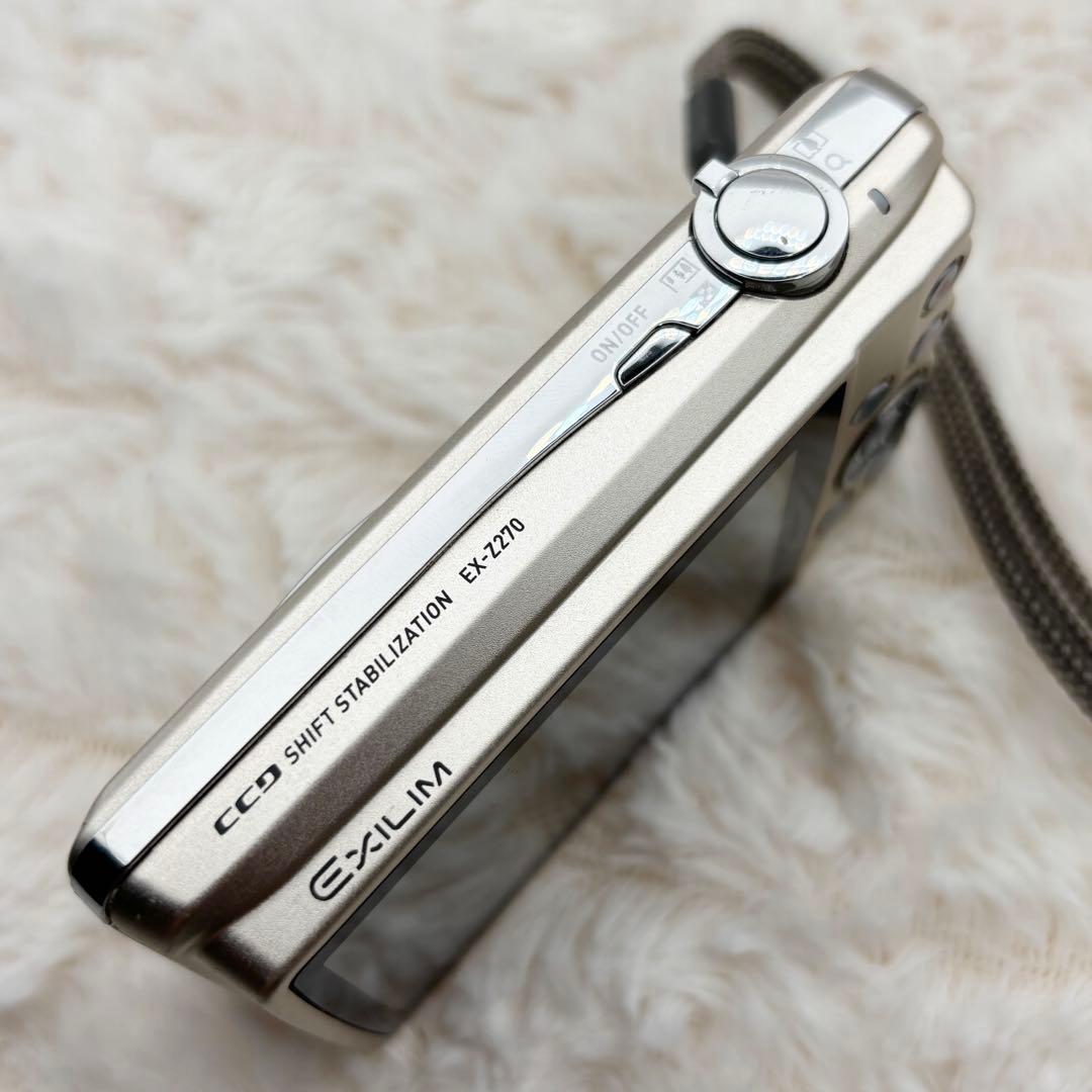 動作確認済み 美品 CASIO EXILIM EX-Z270 ゴールド