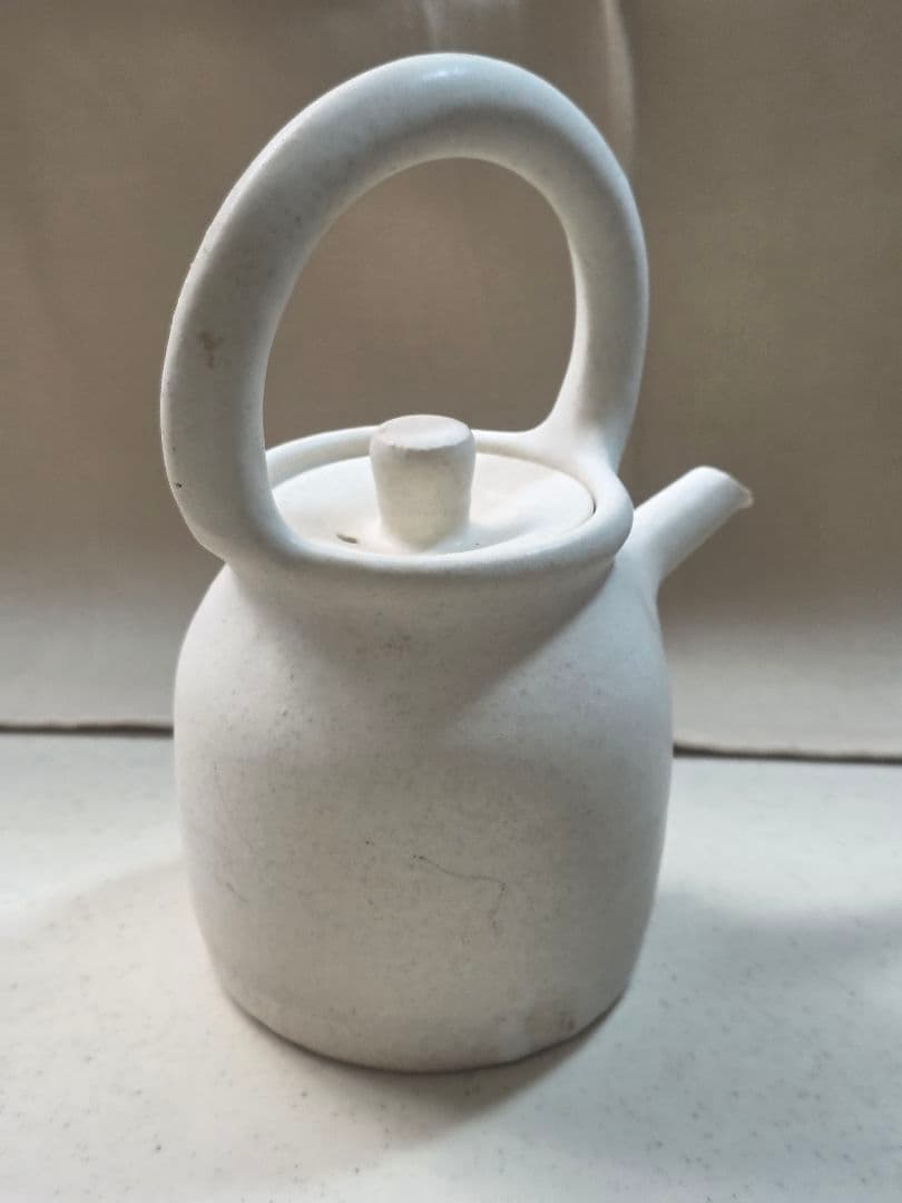 正島克哉　耐火　土瓶　白 (小)　 ■美品■