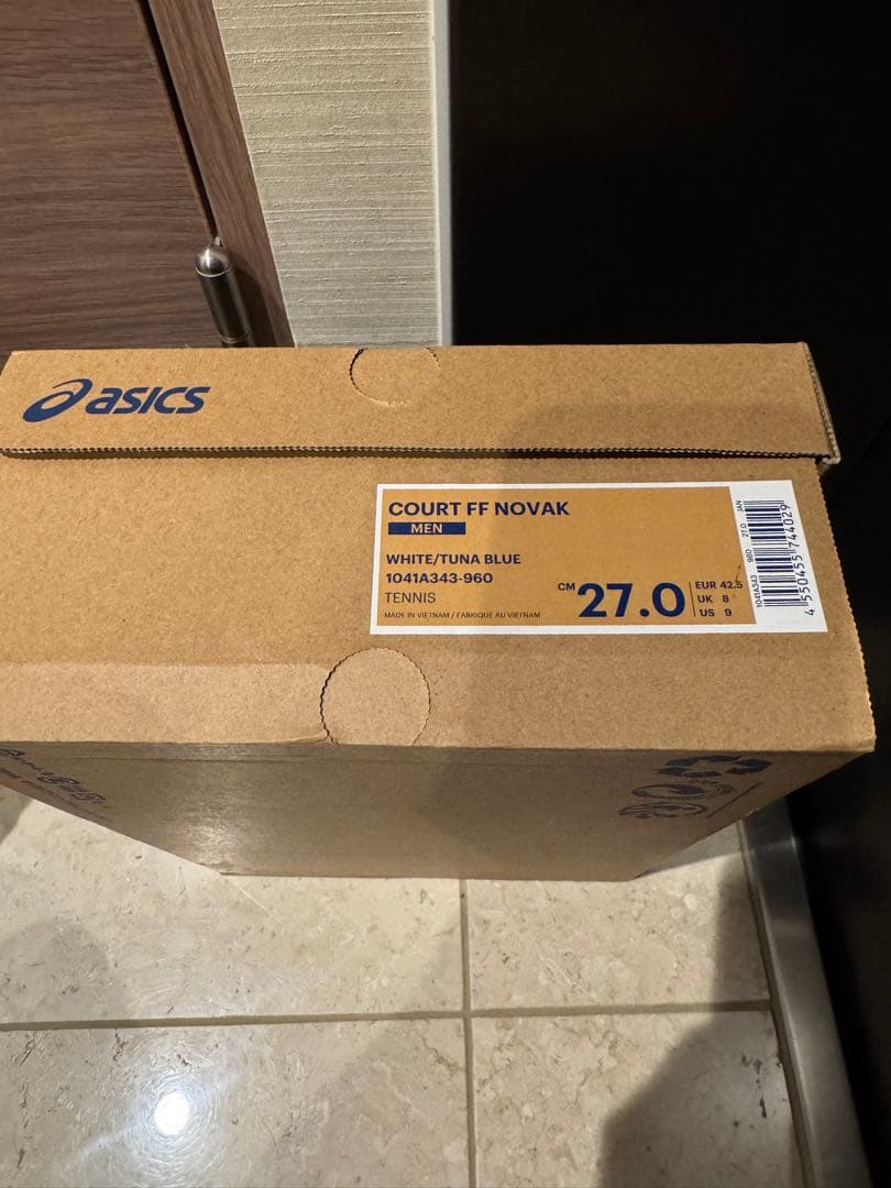 新品未使用アシックス テニスシューズ COURT FF NOVAK 27cm