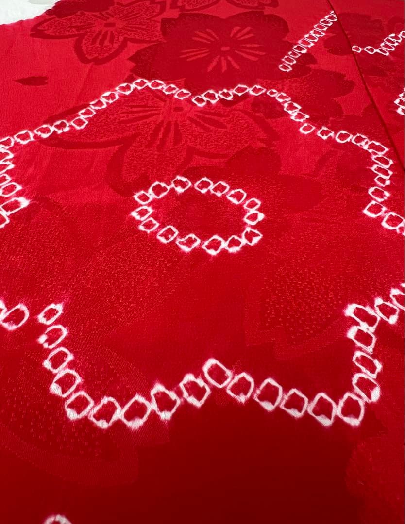 豪華　総絞り　振り袖　フルセット　別誂長襦袢付　成人式　金彩加工　刺繍入　702