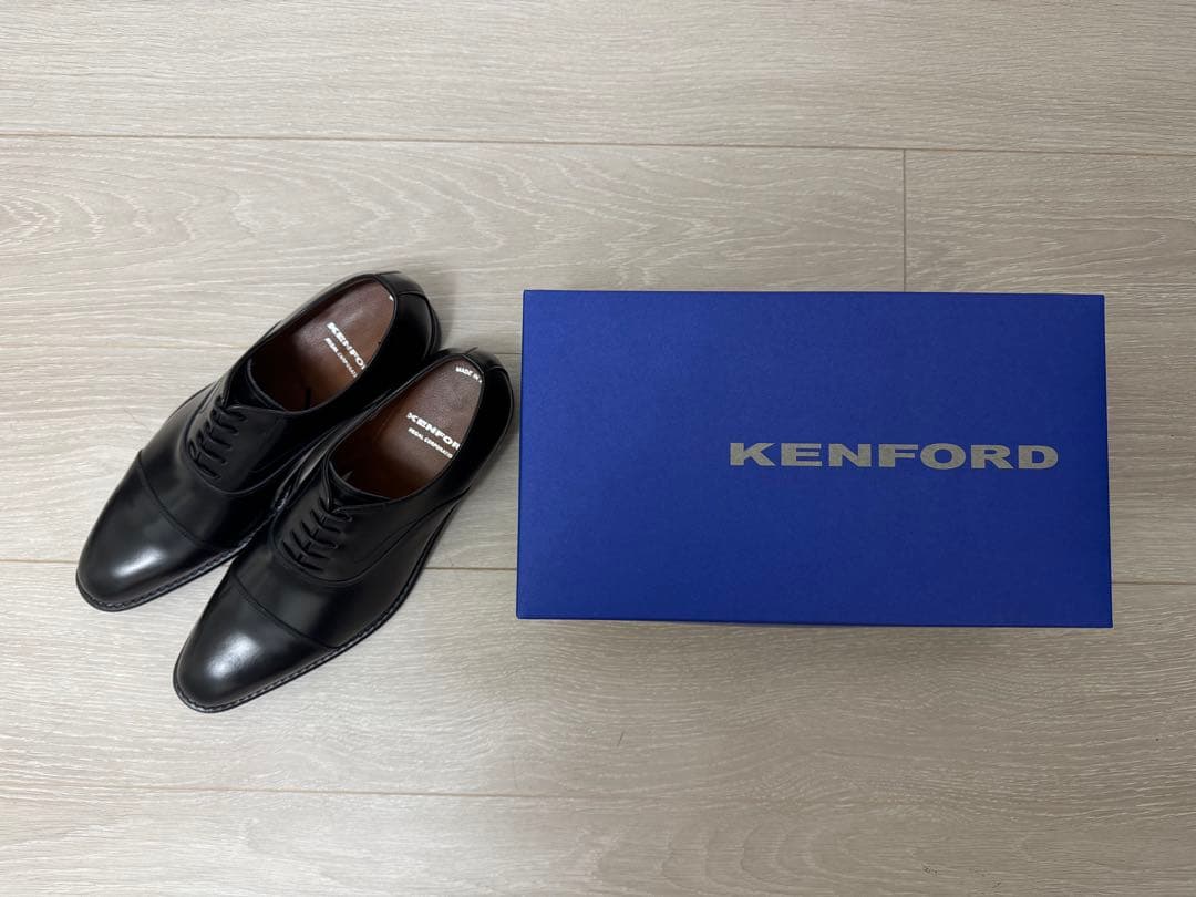 【未使用】KENFORD KB48 AJ ストレートチップ 黒 25cm 日本製