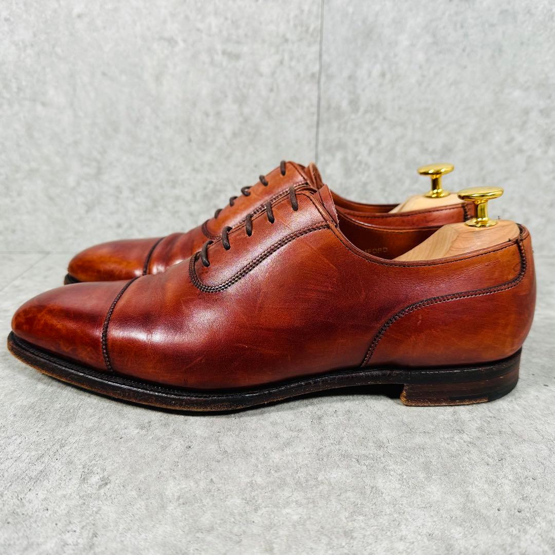 クロケット＆ジョーンズ ストレートチップ 内羽根 革靴 レザー 9780-11B