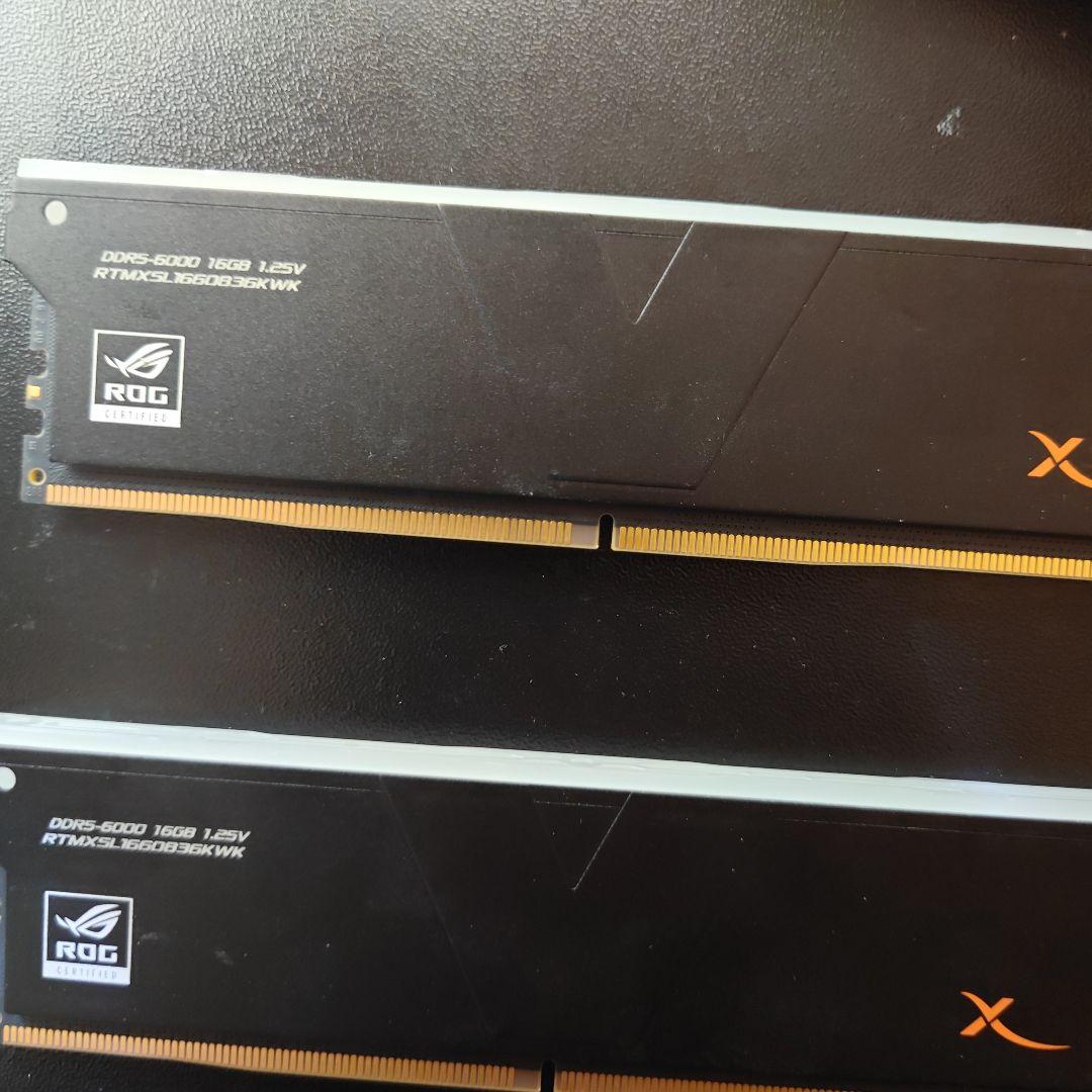 起動確認済DDR5 6200MHz 16GB×2 32GB メモリ箱無し