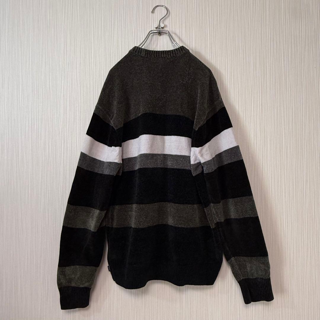 【完売品】Supreme シェニール ボーダー セーター