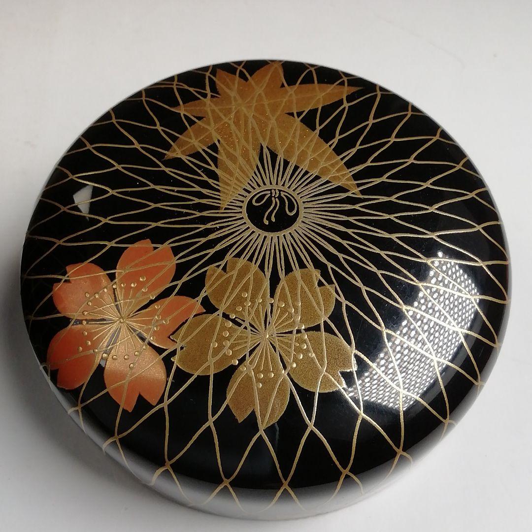 Ｔ９３２　棗　『網春秋蒔絵』『内銀地』『清水庄三 作』　共箱　茶道具