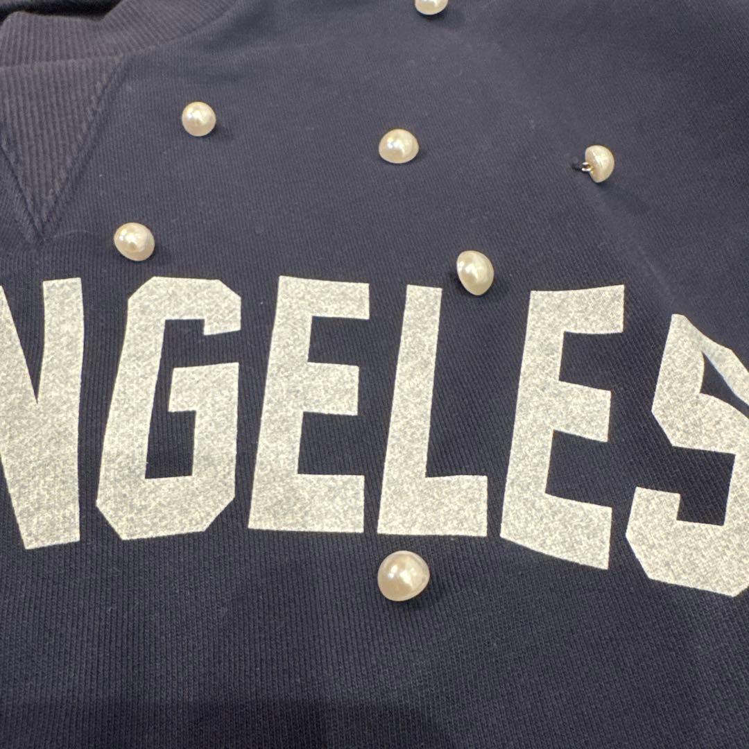 CADUNE<MLB別注>パールスウェット　ネイビー