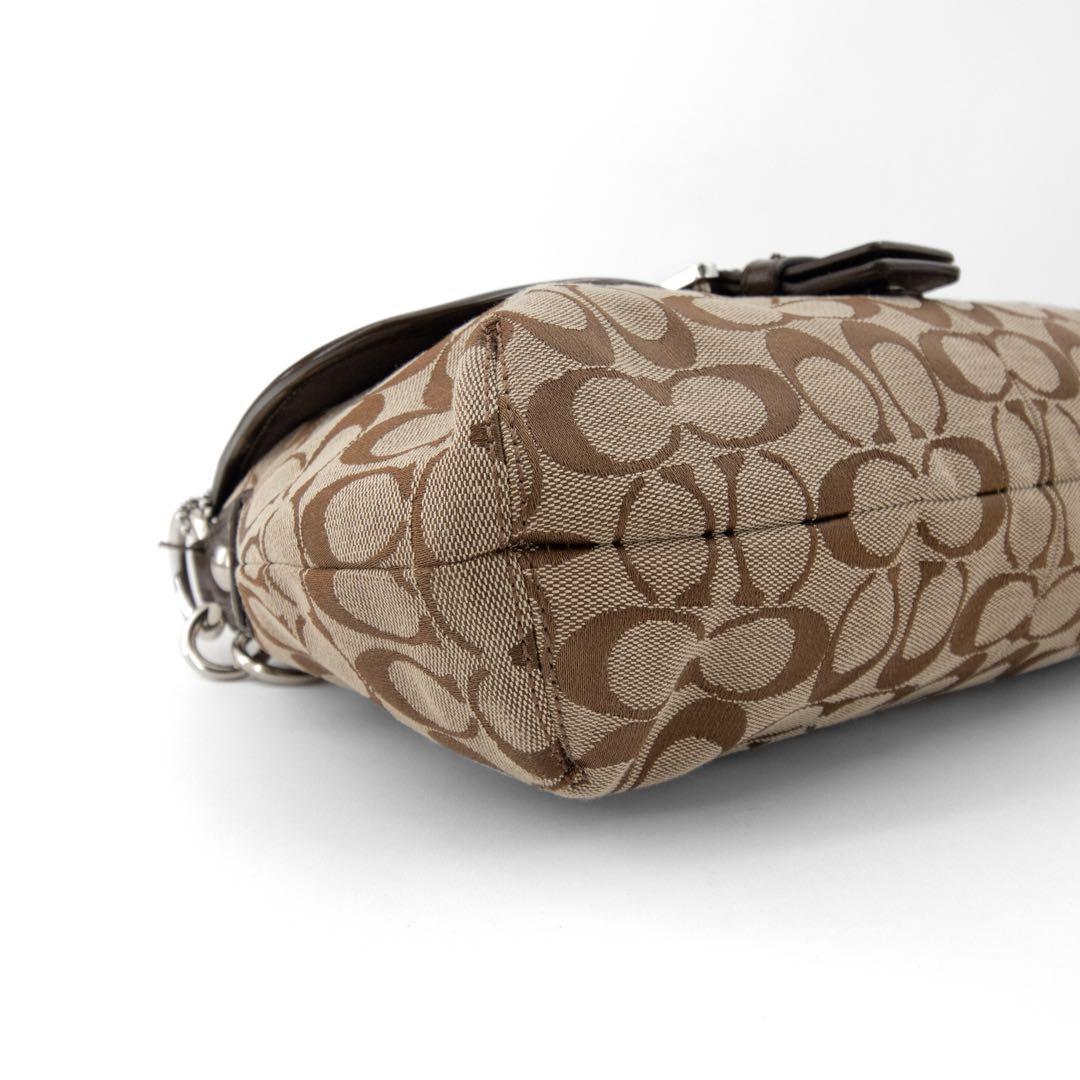 A075【美品】COACH／コーチ　ソーホー　ワンショルダーバッグ　シグネチャ