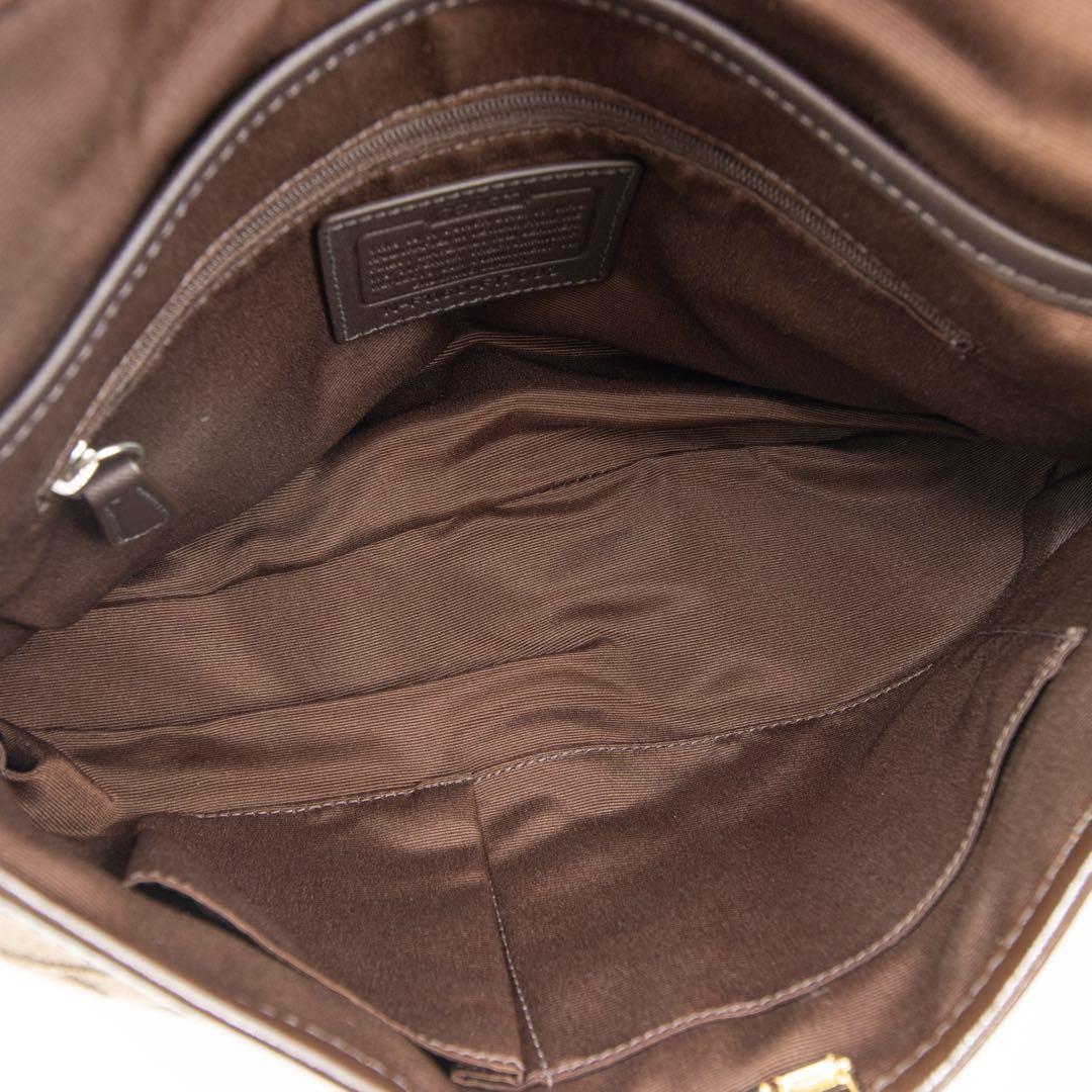 A075【美品】COACH／コーチ　ソーホー　ワンショルダーバッグ　シグネチャ