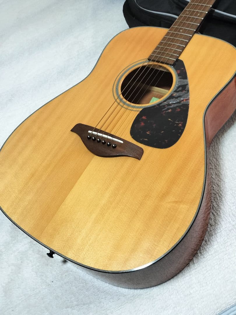 YAMAHA FG-800 トップ単板 ケース付 初心者にもオススメ