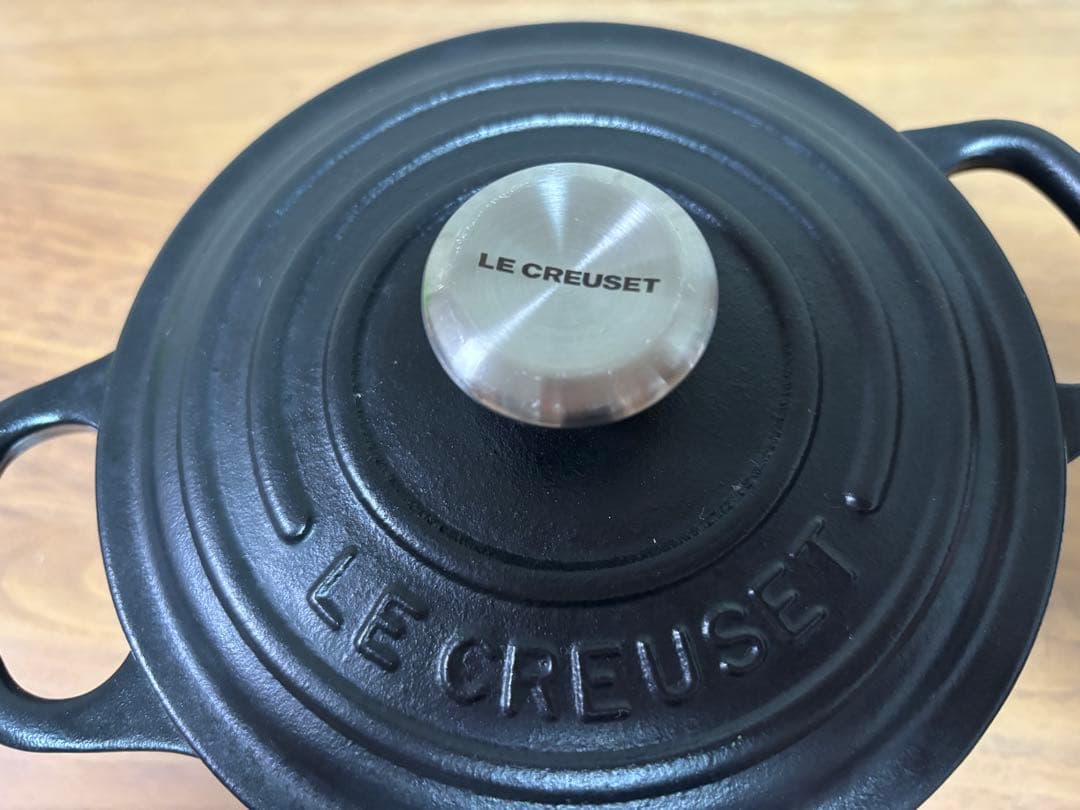 ル・クルーゼ ココットロンド 14cm（マットブラック）