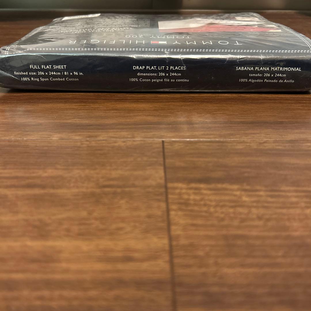 新品　未使用未開封　  フルフラットシーツ　レッド