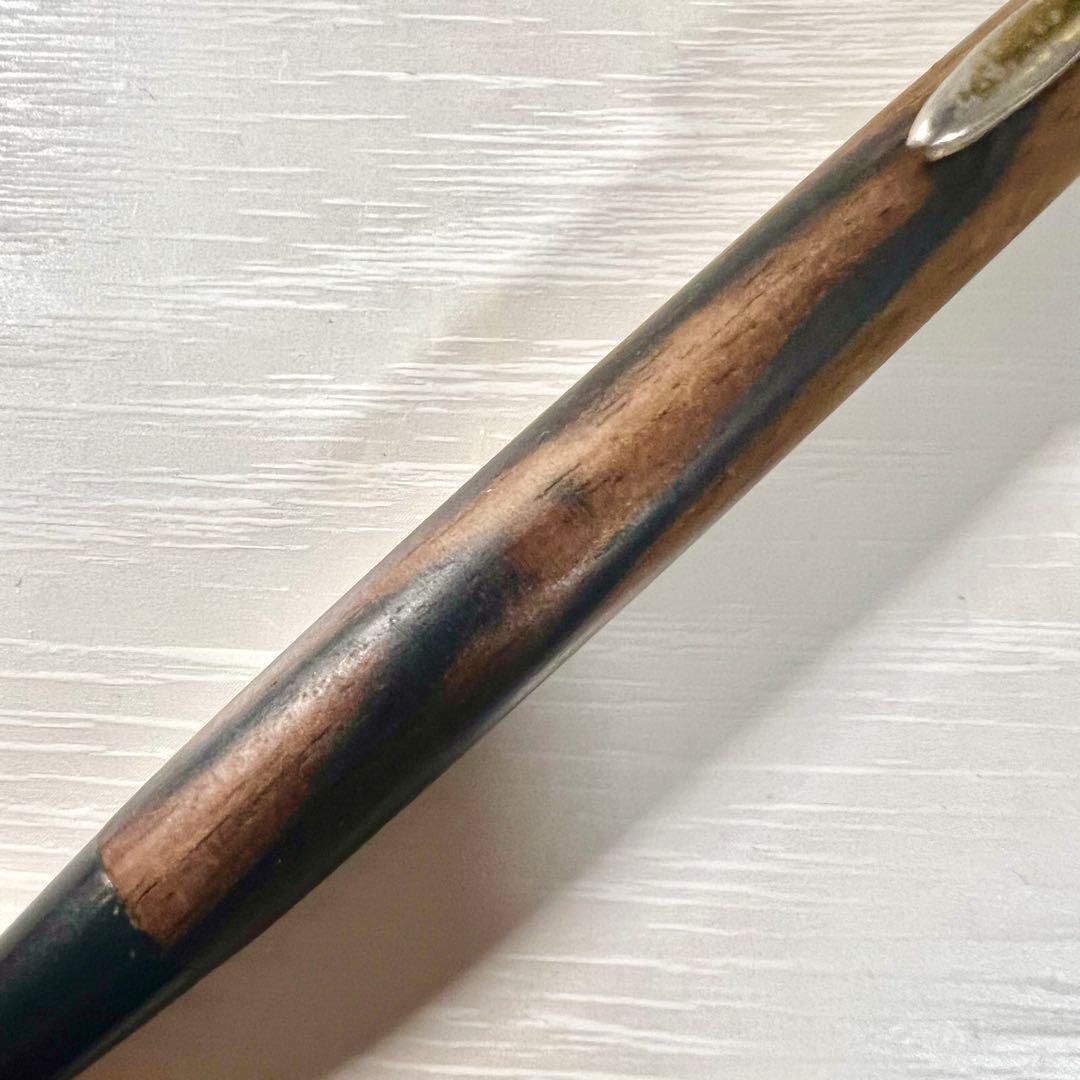 野原工芸 特上黒柿 シャーペン　0.5mm（固定先口金)希少杢・旧型【廃盤】