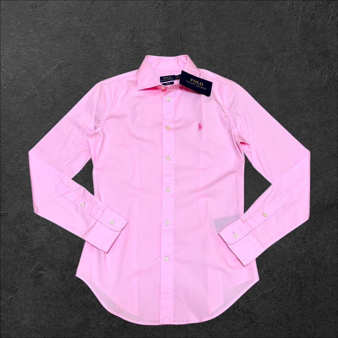 【新品未使用】 ラルフローレン シャツ ブラウス ピンク　NO3594