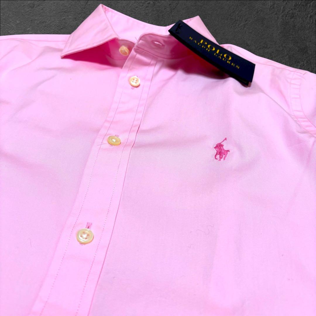 【新品未使用】 ラルフローレン シャツ ブラウス ピンク　NO3594
