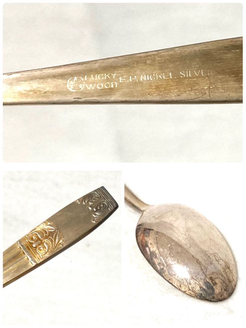 【希少 洋白銀】LUCKY WOOD ロッキンガム ディナーセット 24本