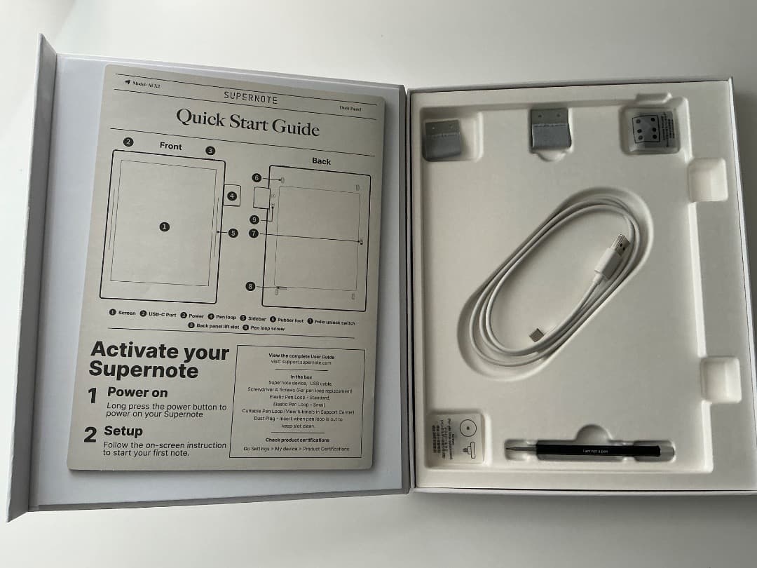 【美品】Supernote A5 X2 Manta +公式アクセサリー付