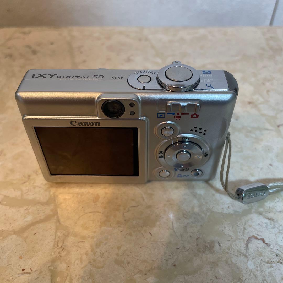 【美品・動作確認済】Canon IXY DIGITAL 50 シルバー コンデジ