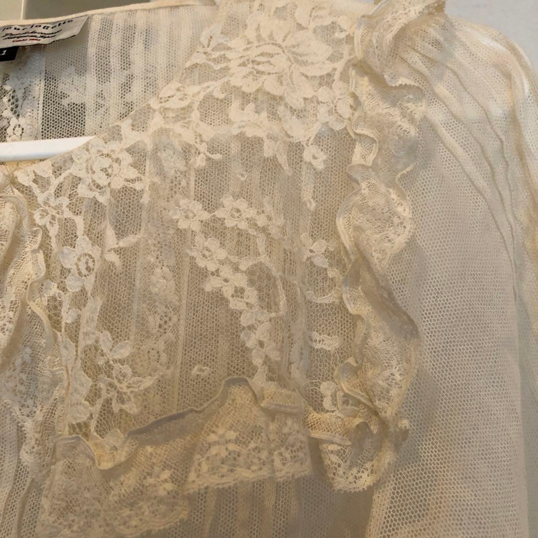 ルールロジェット leur legette レースアイボリー ブラウス サイズ1