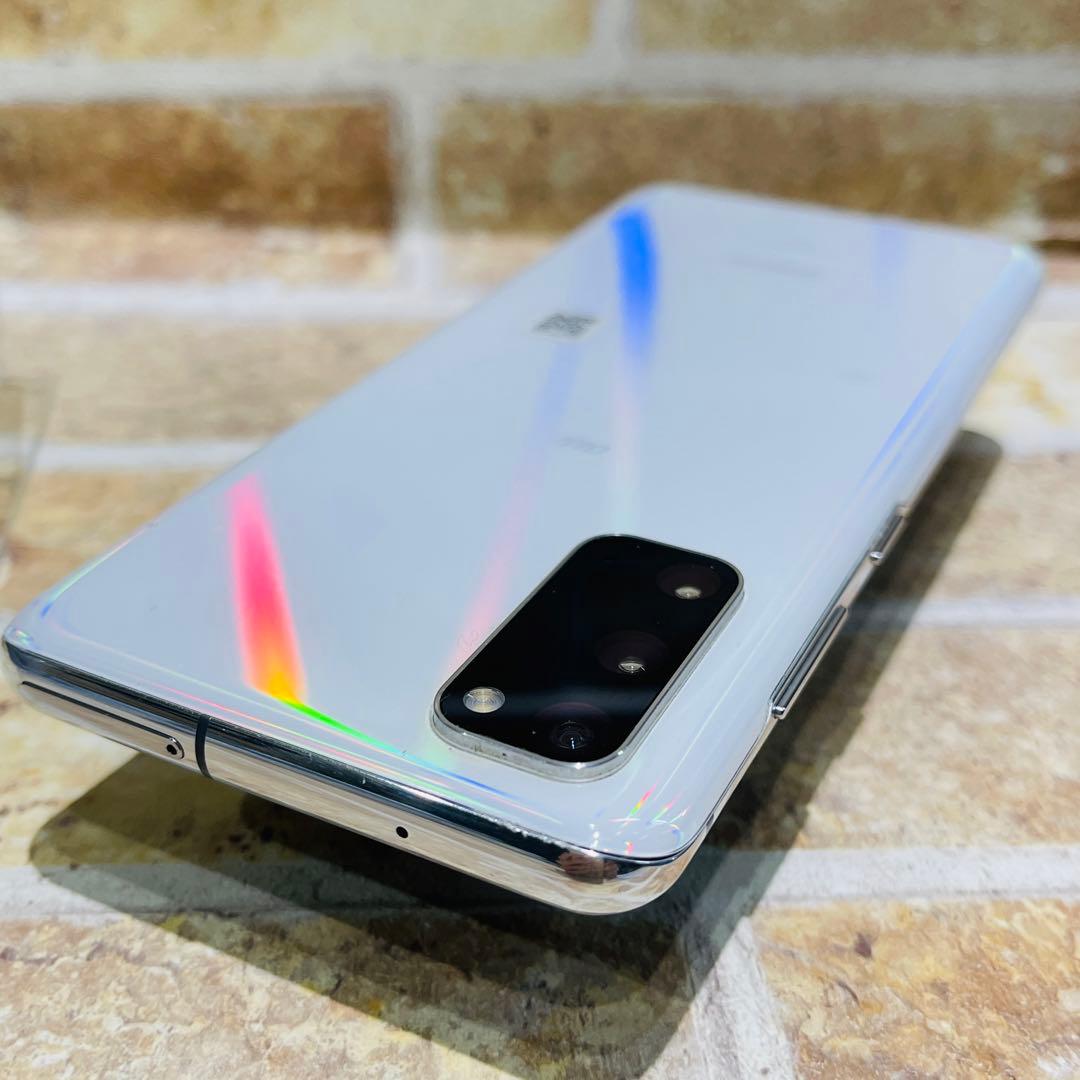 SIMフリー Galaxy S20 5G 128GB クラウドホワイト 電池良好