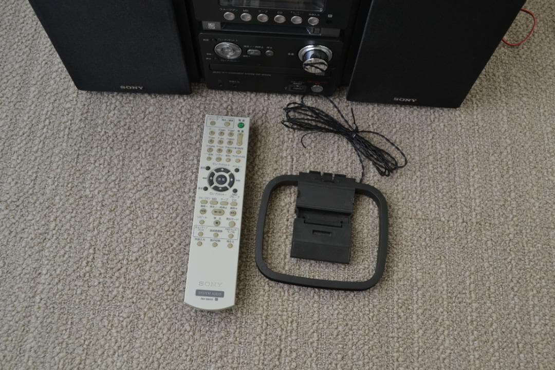 ソニー コンポ HCD-M35WM スピーカー SS-CM35　リモコン付き現状