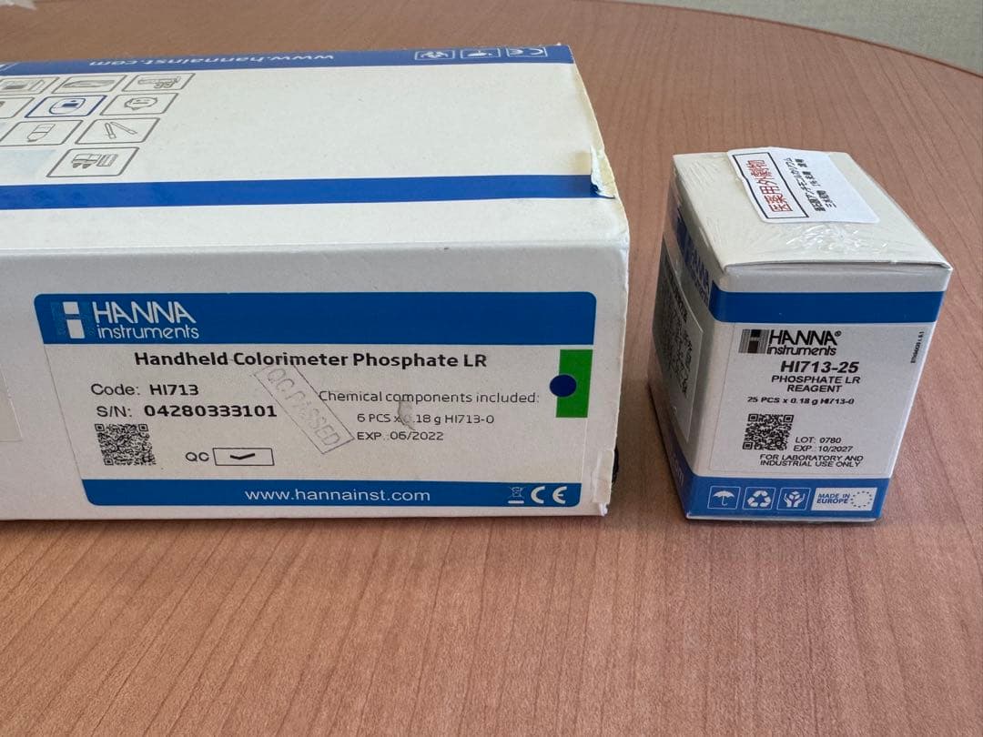 HANNA ハンナ　低濃度リン酸塩チェッカー　HI 713 試薬付