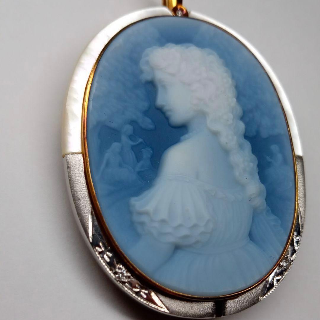 ヴィンテージ カメオ ブローチ