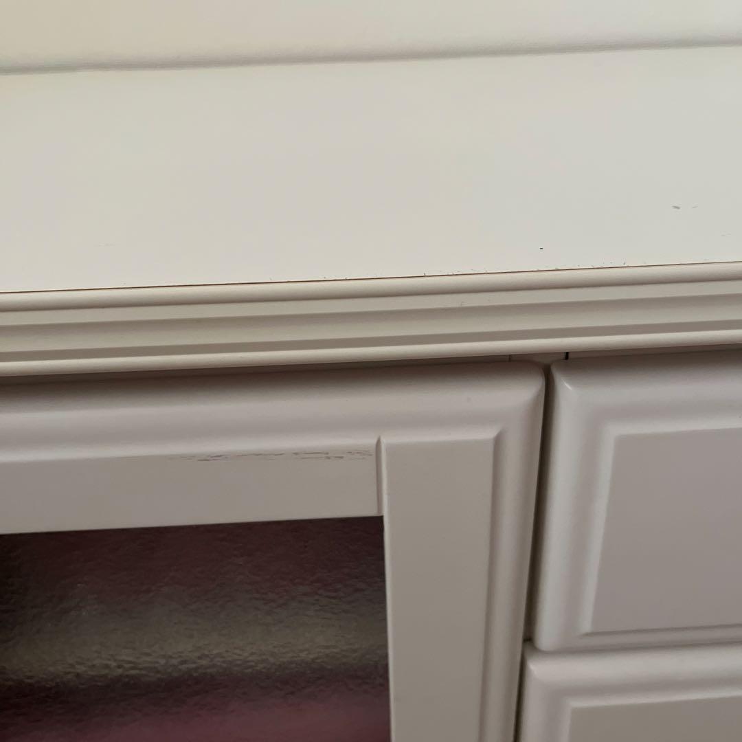 ホワイト テレビボード 姫系