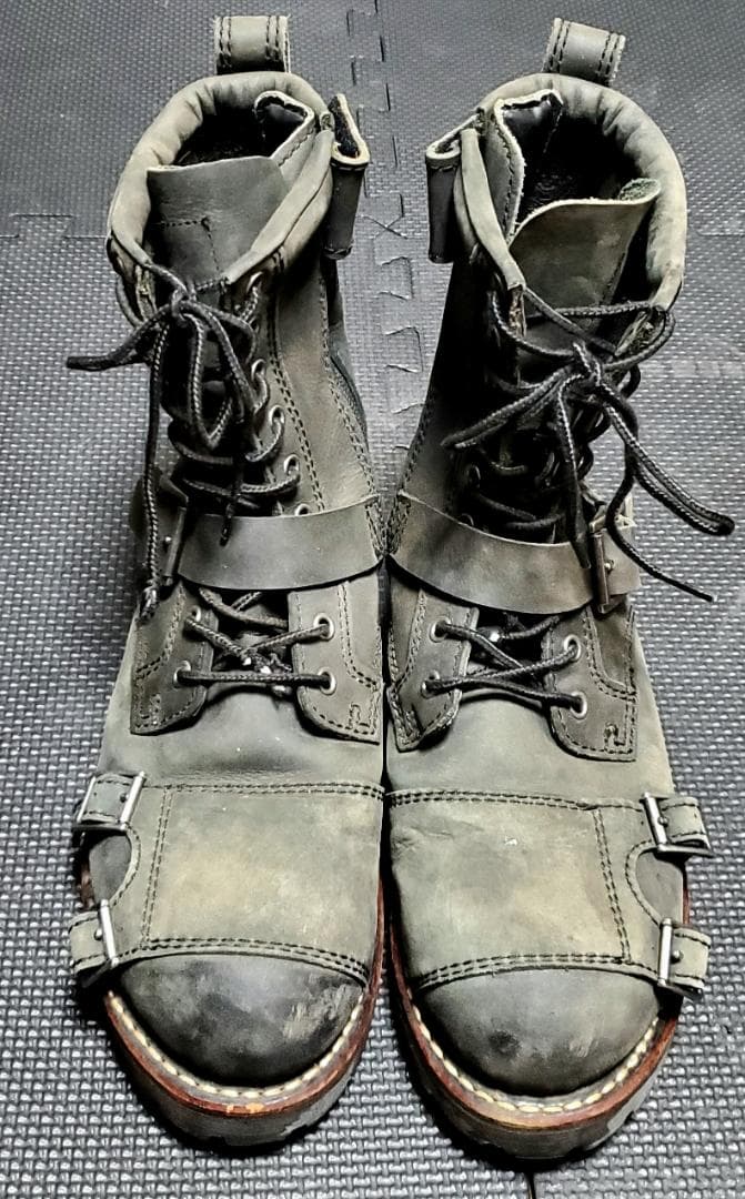 ALPHA INDUSTRIES 9 Hole BikerBoots ミリタリー