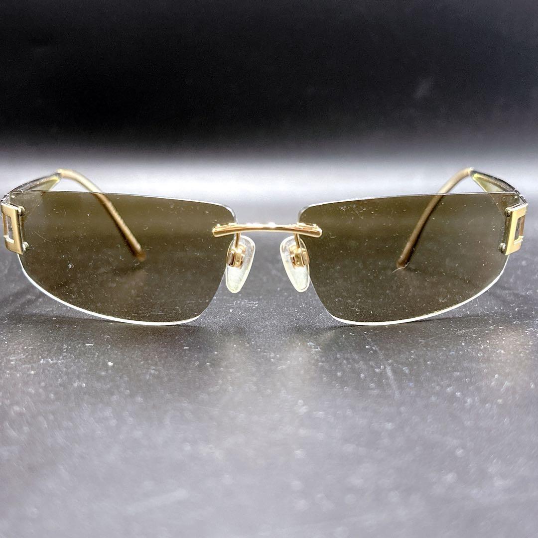 ✨極美品✨BVLGARI サングラス リムレス グラデーション