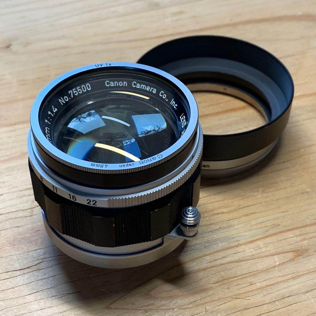 Canon 50mm f1.4 ライカL39マウント