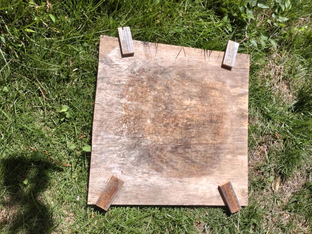 日本蜜蜂重箱式巣箱（自然入居＆営巣実績有・中古）6段・すのこ/底板/蓋/蜜蝋つき