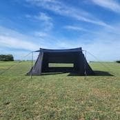 キャンピングクラブクリードⅡブラックグランドシート付き