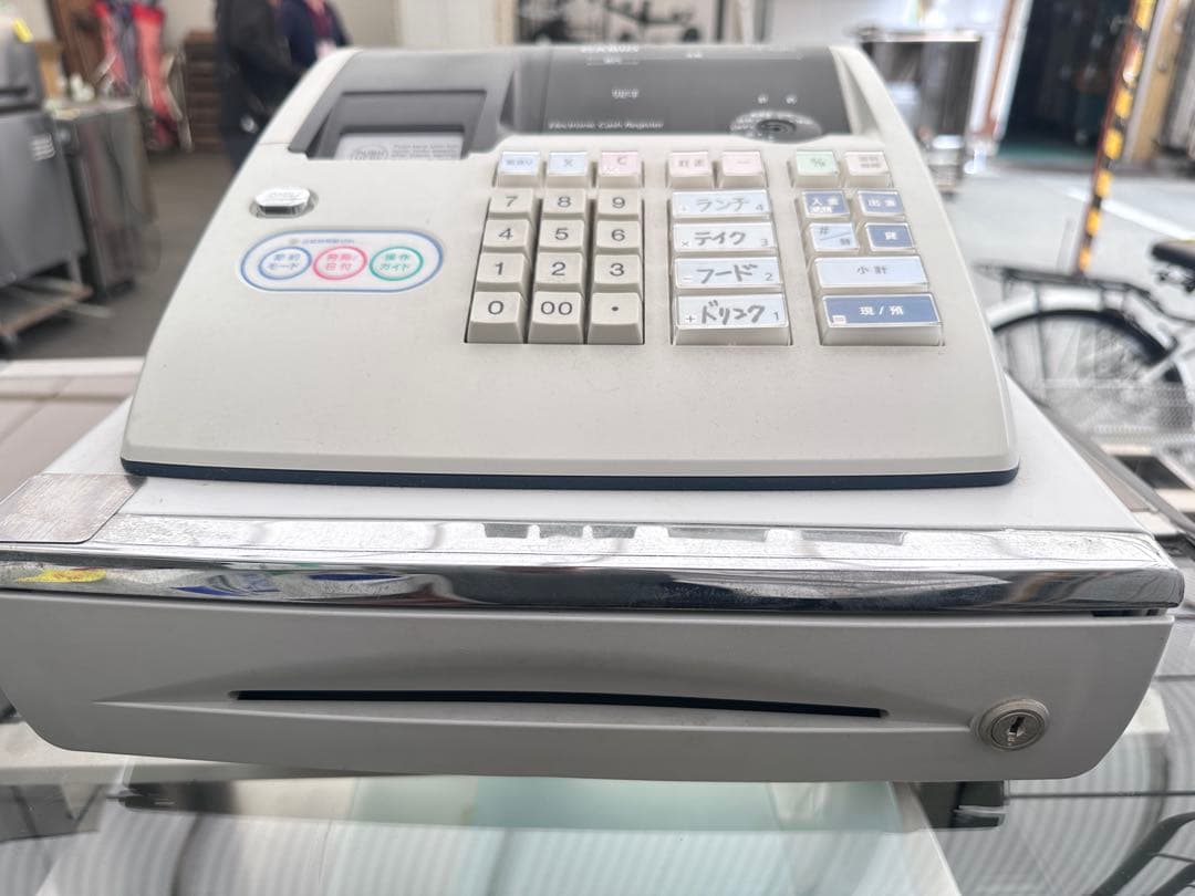 CASIO カシオ 電子レジスター レジ TE-M80 店舗 静音 プリンター