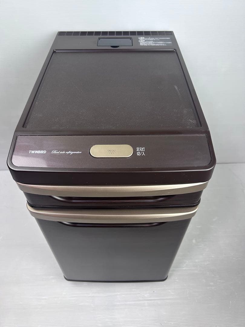 訳あり　ツインバード ベッドサイド冷蔵庫 HR-D282 ダークブラウン