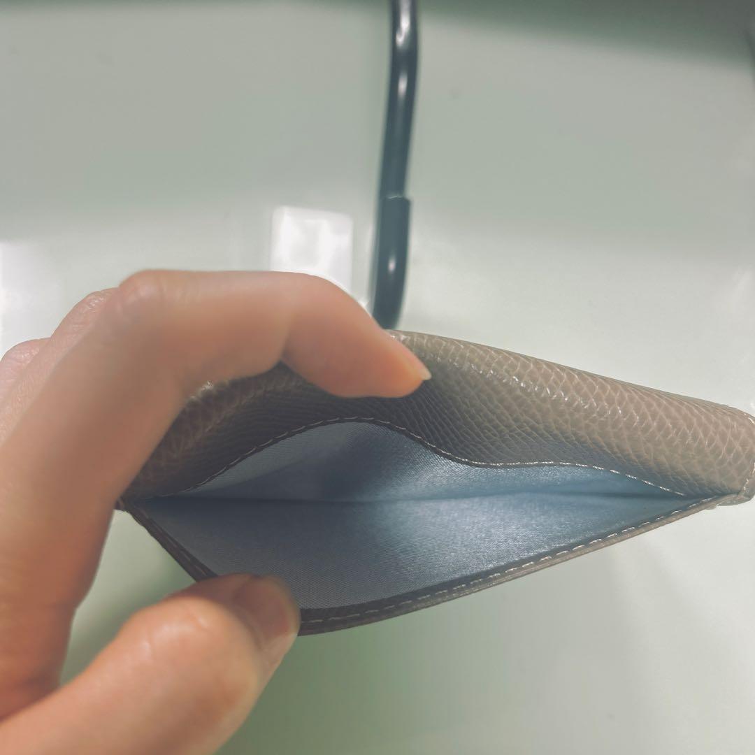 【美品】土屋鞄　TSUCHIYA KABAN 名刺入れ ヒノンカードケース