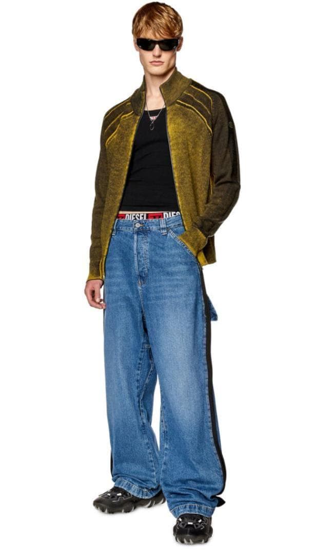 今週限定価格 DIESEL 23AW K-IRINI ウール ドライバーズニット