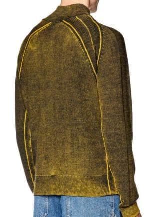 今週限定価格 DIESEL 23AW K-IRINI ウール ドライバーズニット