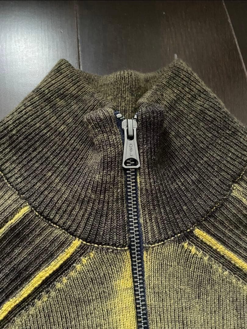 今週限定価格 DIESEL 23AW K-IRINI ウール ドライバーズニット