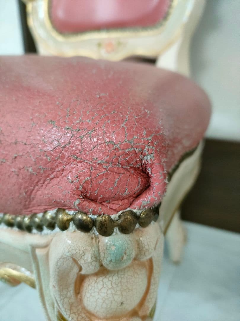 ロココ調 ダイニングチェア 1脚