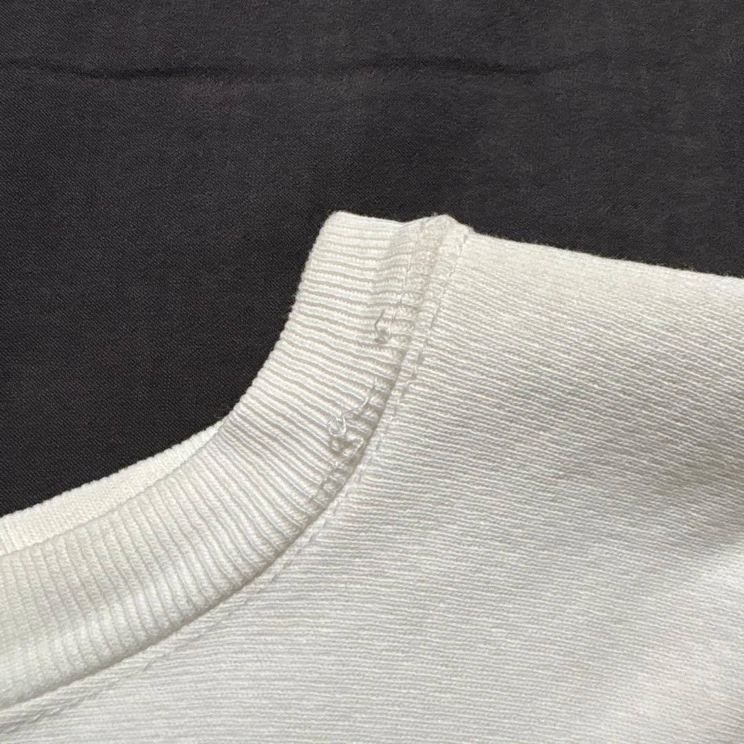 80s リバースウィーブ ホワイト　目無し　Lサイズ　　　Champion